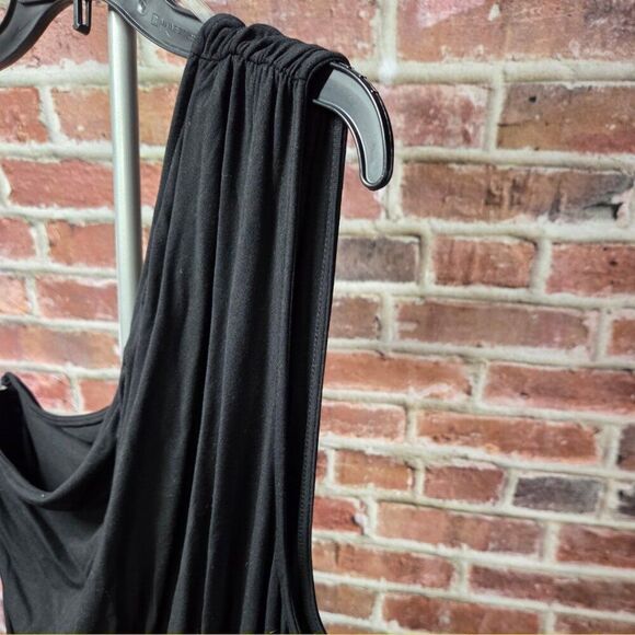 A New Day Bodycon Ruched Midi Dress – Women’s Size Large – Black – One-Shoulder - Picture 5 of 7